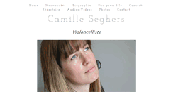 Desktop Screenshot of camilleseghers.com