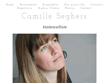 Tablet Screenshot of camilleseghers.com